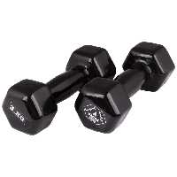 دمبل ایروبیک روکش دار پویا کد 1624 وزن 3 کیلوگرم بسته 2 عددی