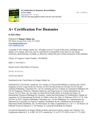 خرید و دانلود نسخه کامل کتاب A  Certification for Dummies