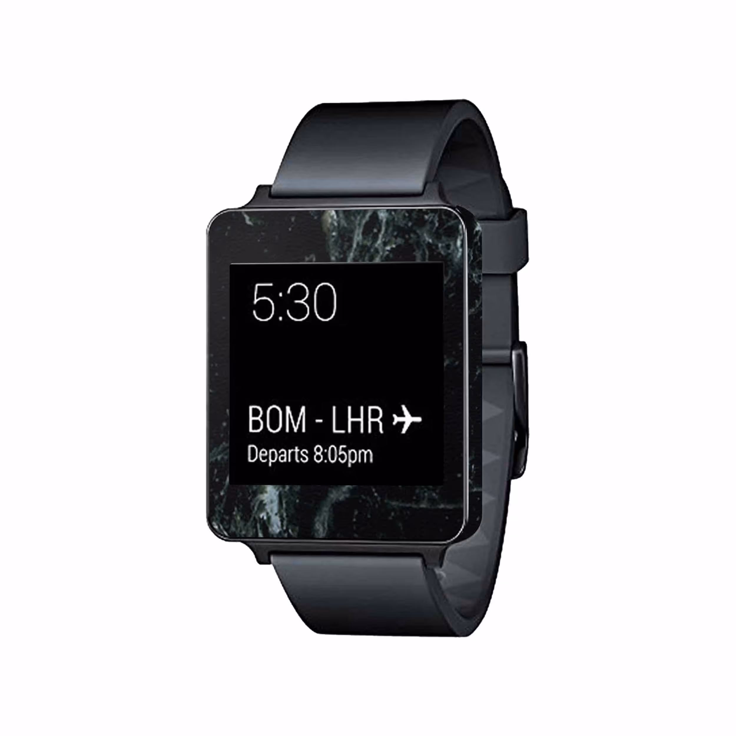 برچسب ماهوت طرح Graphite Green Marble مناسب برای ساعت هوشمند ال جی G Watch