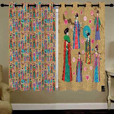 پرده رنس مدل C34-50157 سایز 190x140 سانتی متر