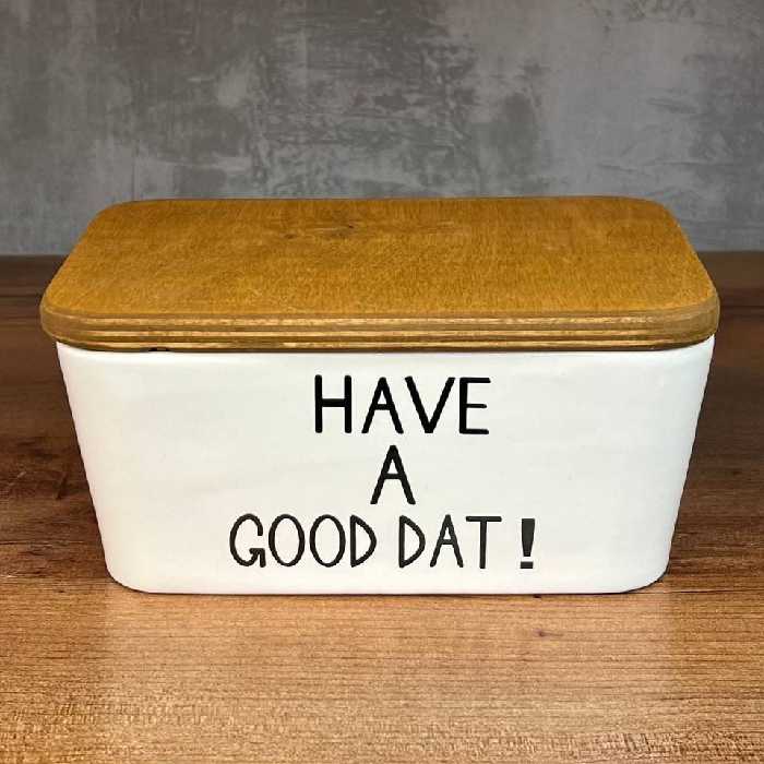 کره خوری سرامیکی مستطیل کارددار با درب چوبی