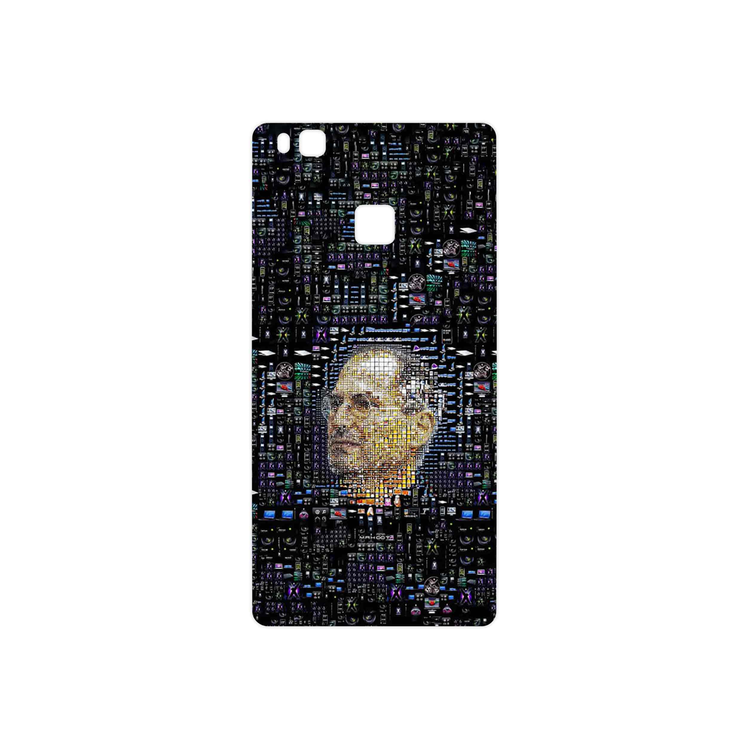 برچسب پوششی ماهوت مدل 2 Collage of Steve Jobs مناسب برای گوشی موبایل هوآوی P9 Lite