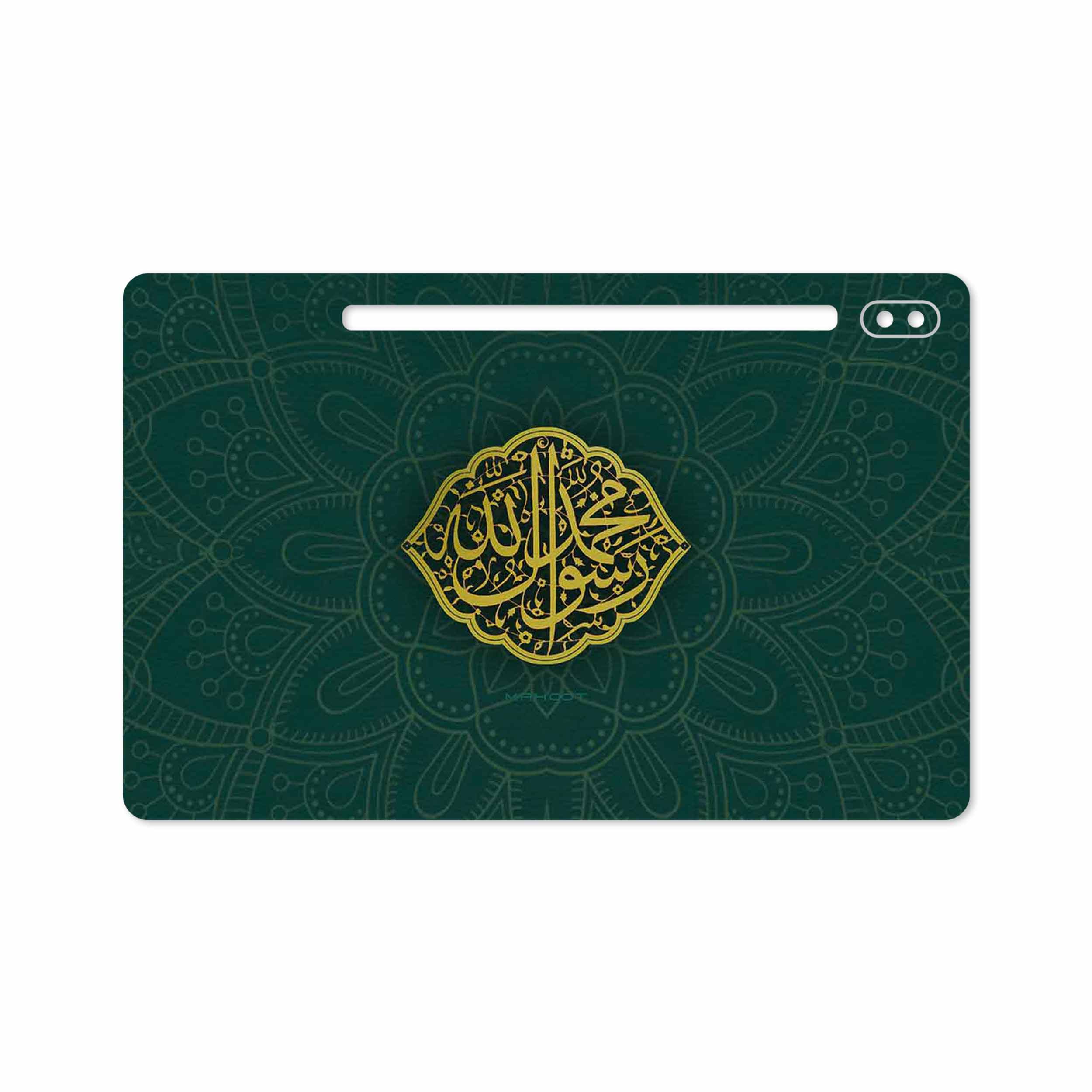 برچسب پوششی ماهوت مدل Mohammad-Rasool-Allah مناسب برای تبلت سامسونگ Galaxy Tab S6 2019 SM-T860