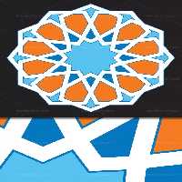 وکتور طرح المان اسلامی شمسه شماره 07 - گرافیک با طعم تربچه