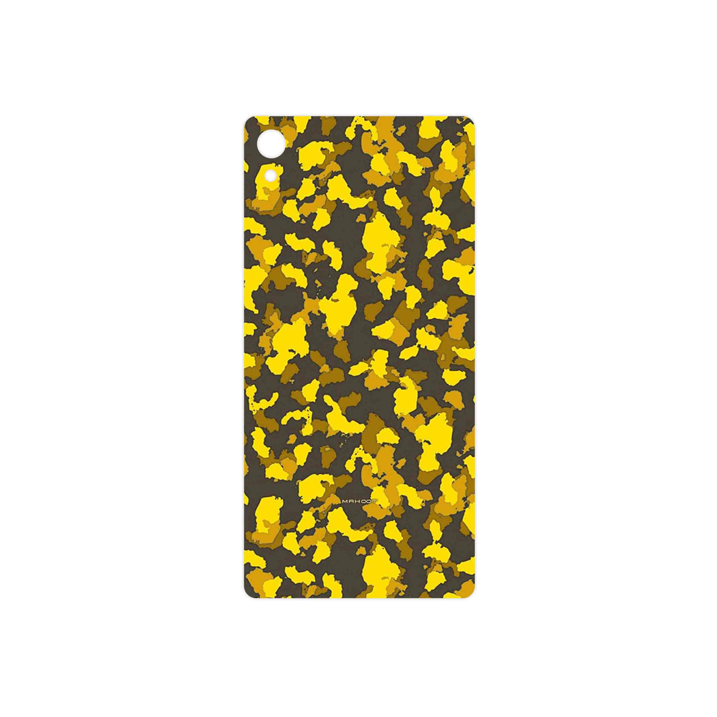 برچسب پوششی ماهوت مدل Yellow Infantry Army مناسب برای گوشی موبایل سونی Xperia Z3 Plus