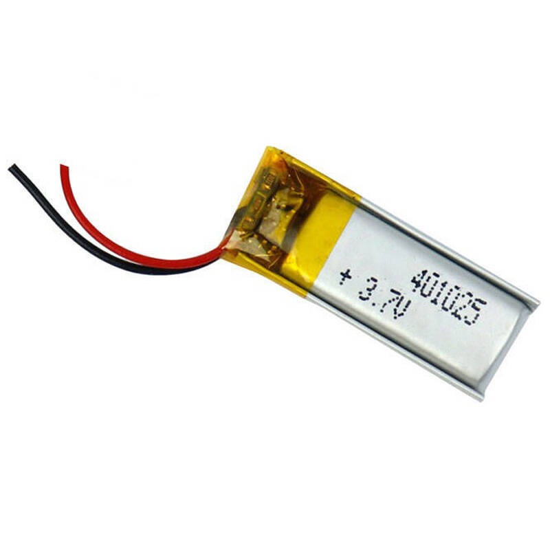 باتری لیتیومی آدامسی 250mAh 40*10*25mm 401025