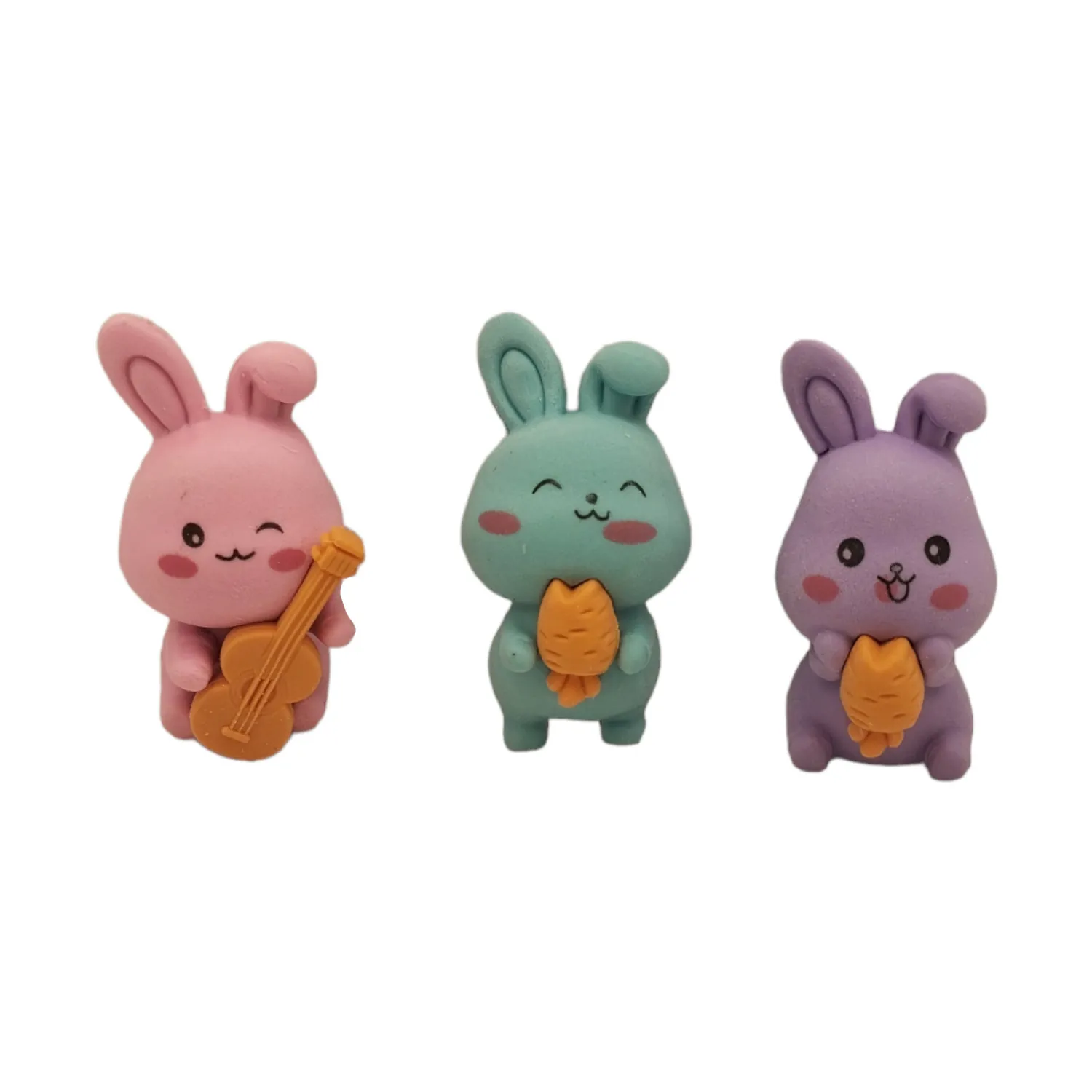 پاک کن مدل هویج و خرگوش مجموعه 3 عددی