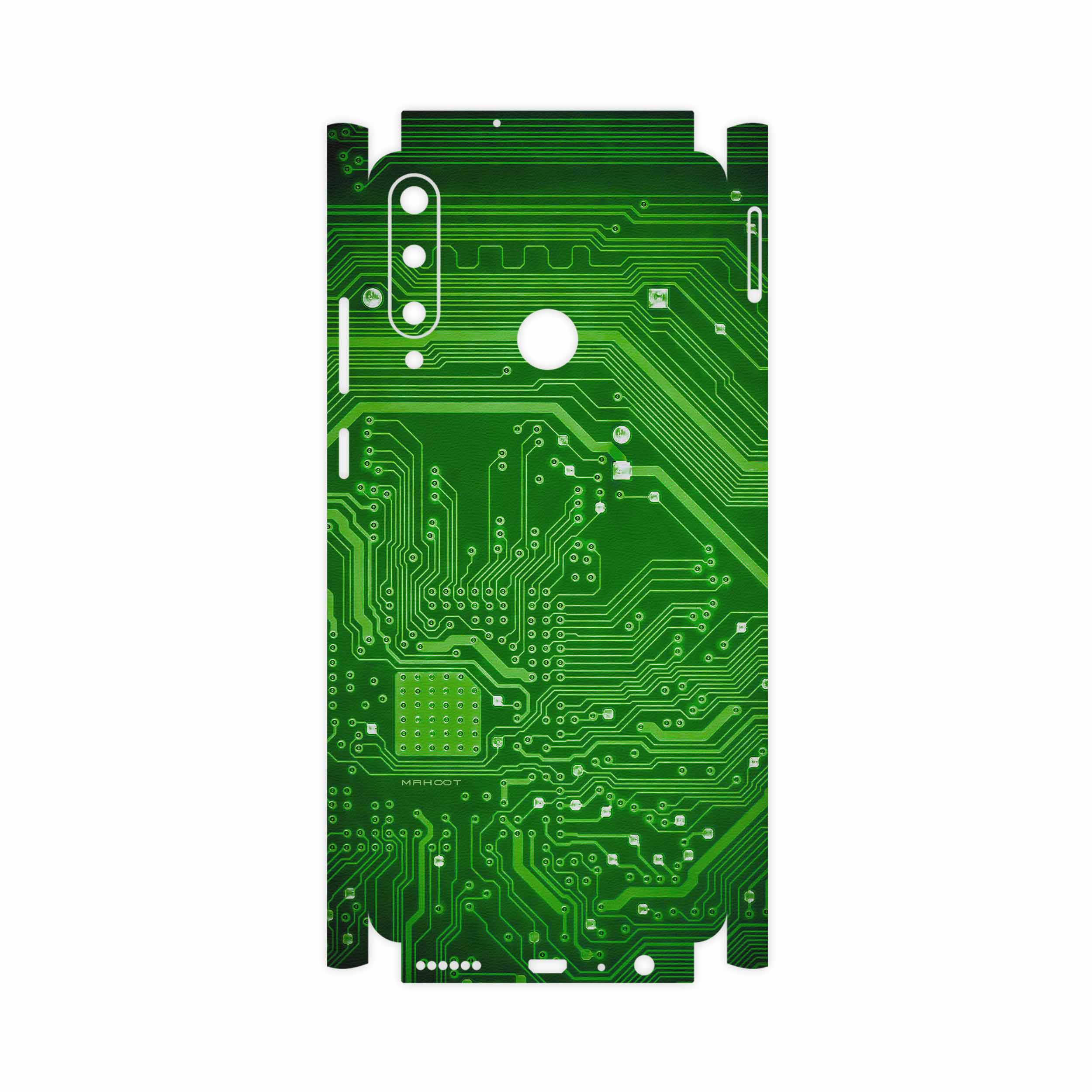 برچسب پوششی ماهوت مدل Green Printed Circuit Board-FullSkin مناسب برای گوشی موبایل هوآوی Y6p