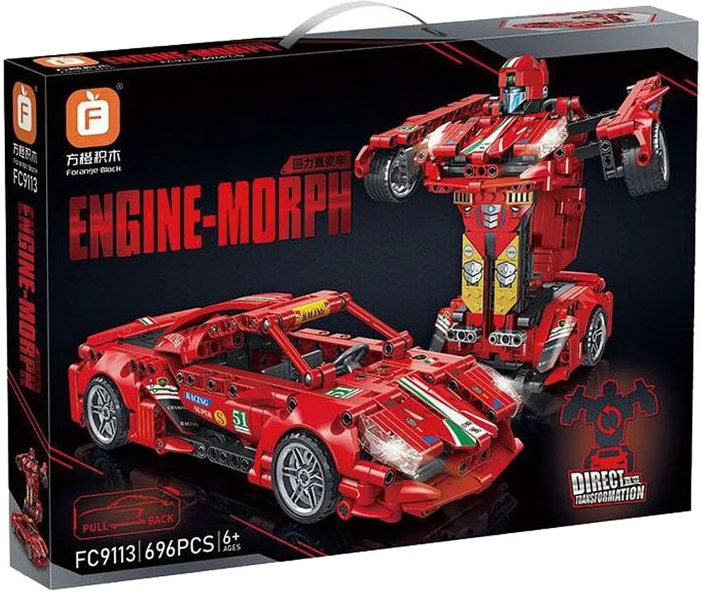 ساختنی مدل ماشین ترانسفورمر عقب کش آیتم 9113