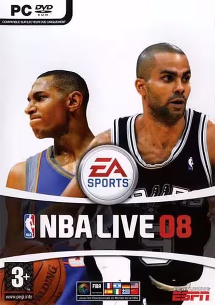 بازی کامپیوتر NBA live 08