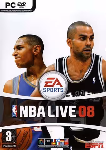 بازی کامپیوتر NBA live 08