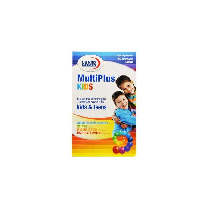 قرص جویدنی مولتی پلاس کیدز یوروویتال