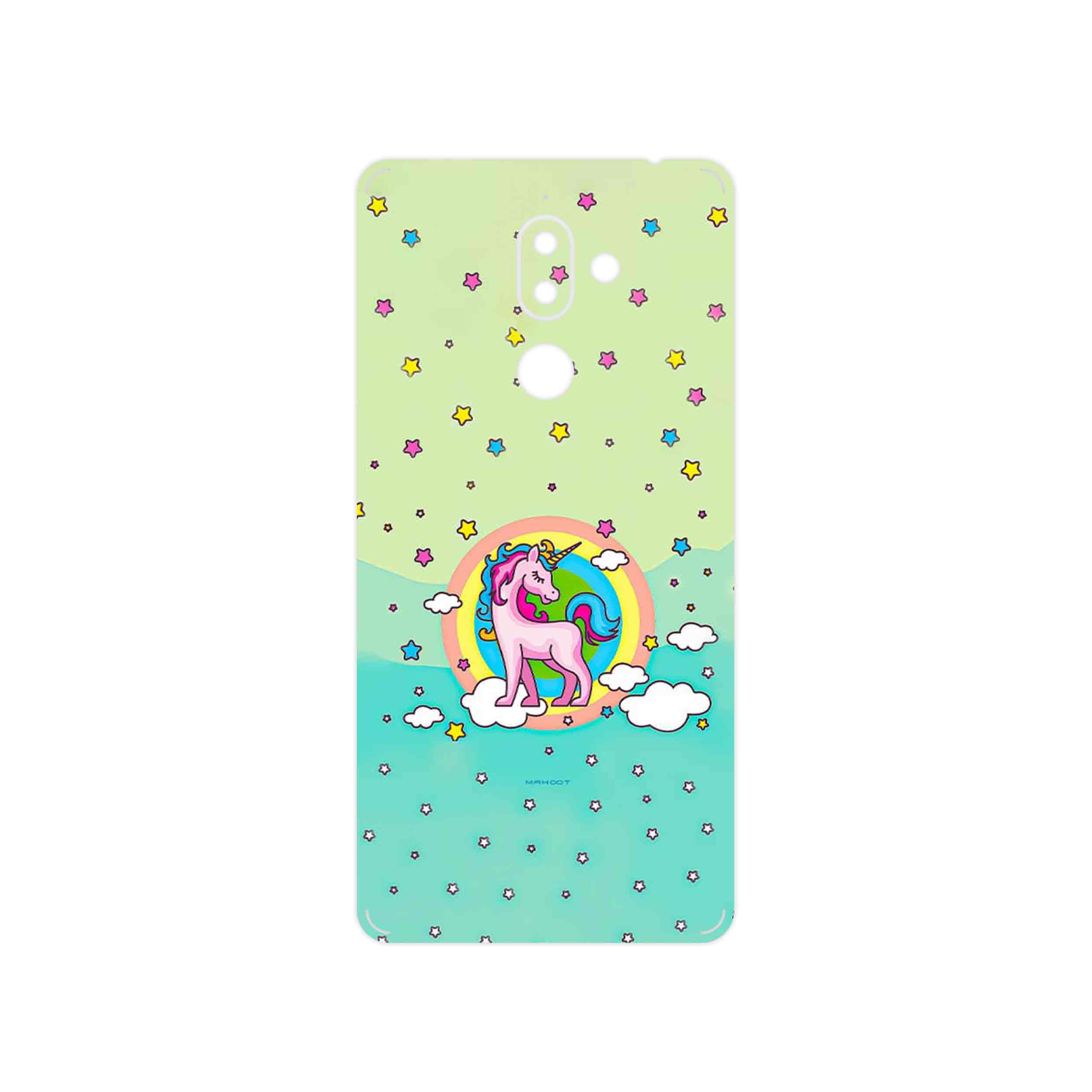 برچسب پوششی ماهوت مدل Rainbow unicorn adventure مناسب برای گوشی موبایل نوکیا 7 Plus