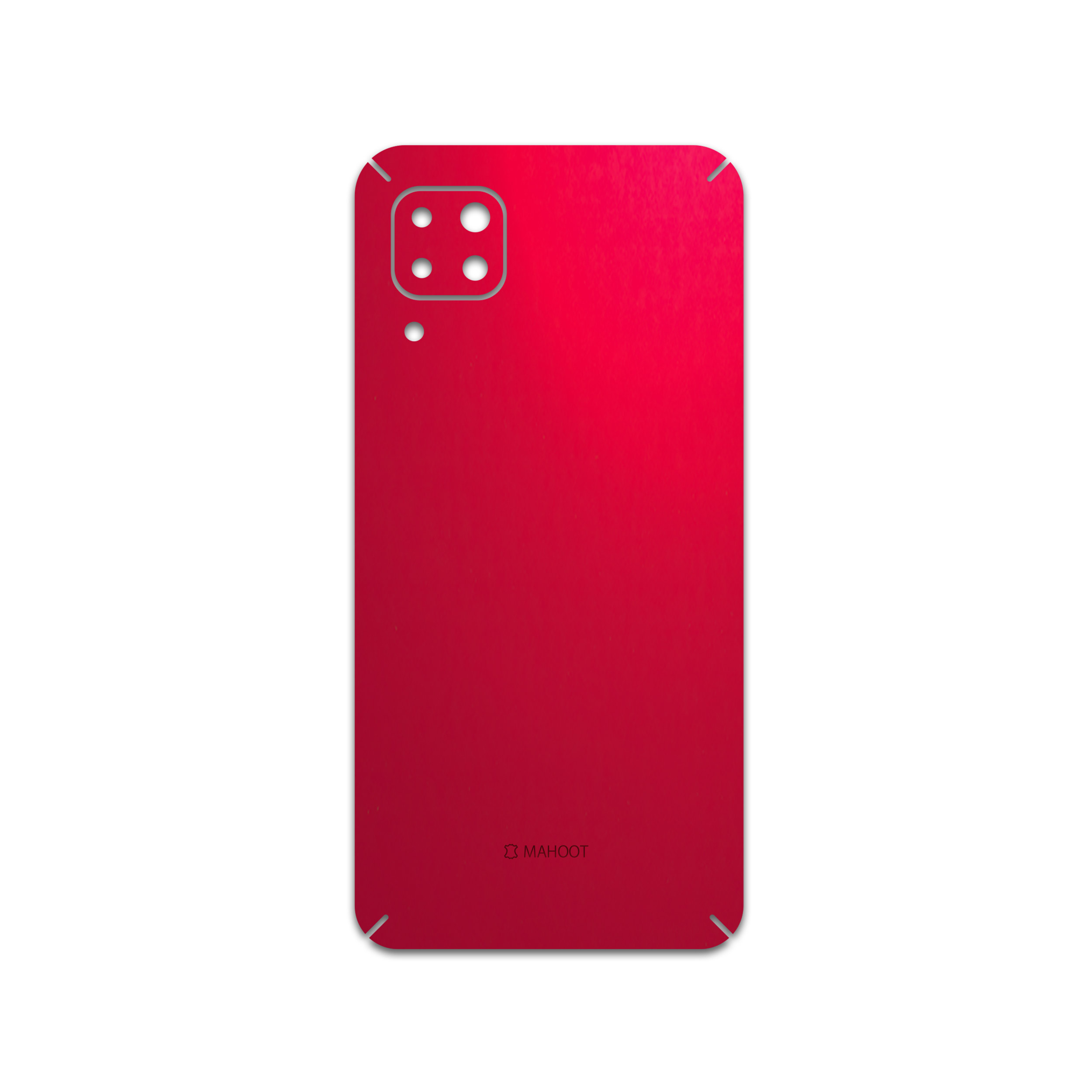 برچسب پوششی ماهوت مدل Matte-Warm-Red مناسب برای گوشی موبایل هوآوی Nova 7i