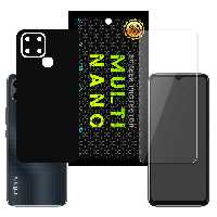 برچسب پوششی مولتی نانو مدل X-F1M-S مناسب برای گوشی موبایل اینفینیکس Smart 6 به همراه محافظ صفحه نمایش