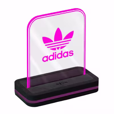 چراغ رومیزی نئون مدل DDS_PINK_AC