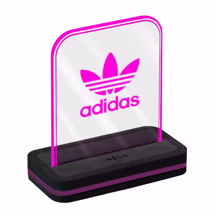 چراغ رومیزی نئون مدل DDS_PINK_AC