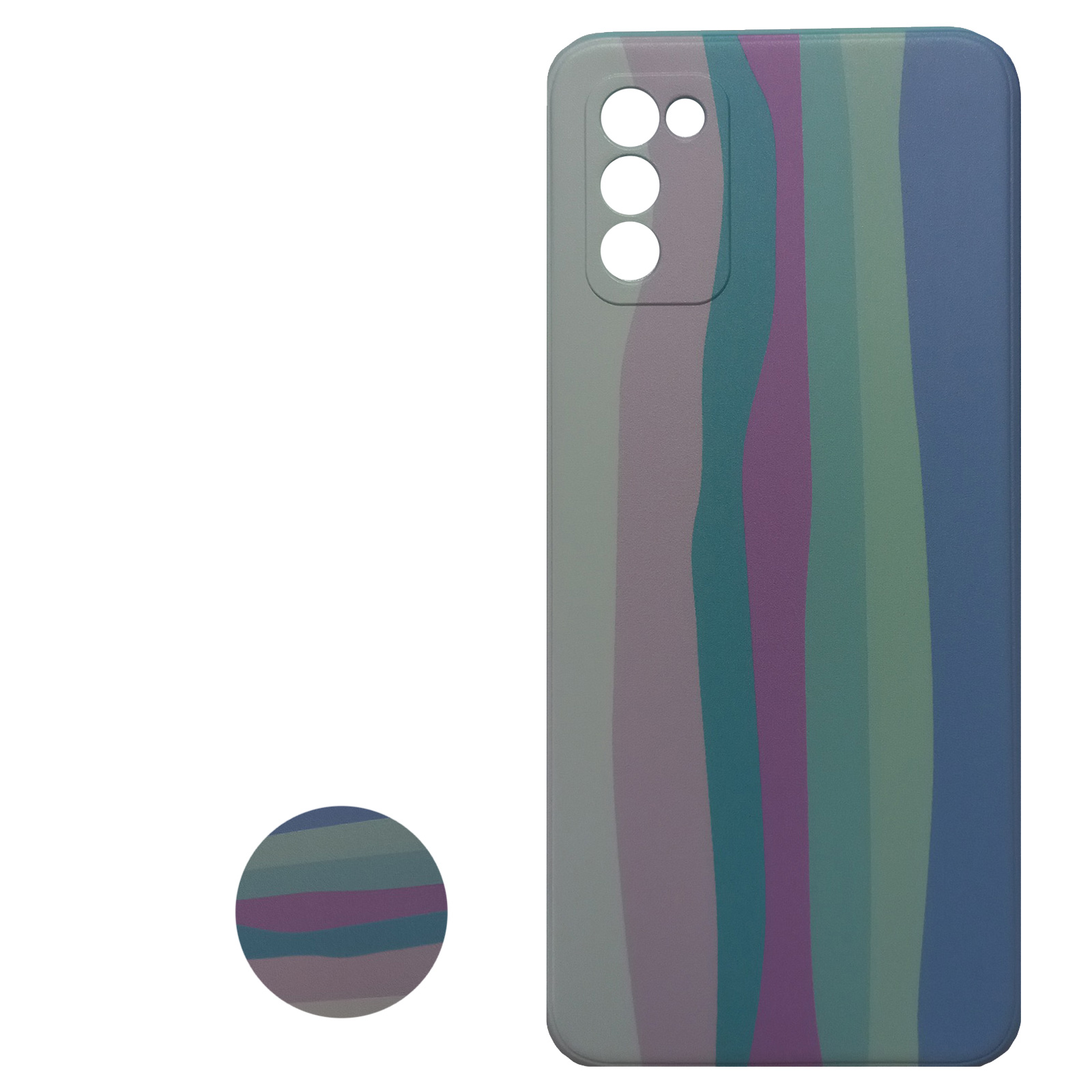 کاور مدل S0642 مناسب برای گوشی موبایل سامسونگ Galaxy A02s به همراه پاپ سوکت 