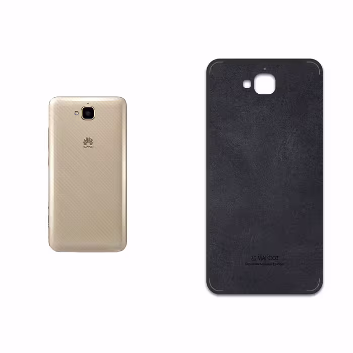 برچسب پوششی ماهوت مدل Graphite Buffalo Leather مناسب برای گوشی موبایل هوآوی Y6 Pro