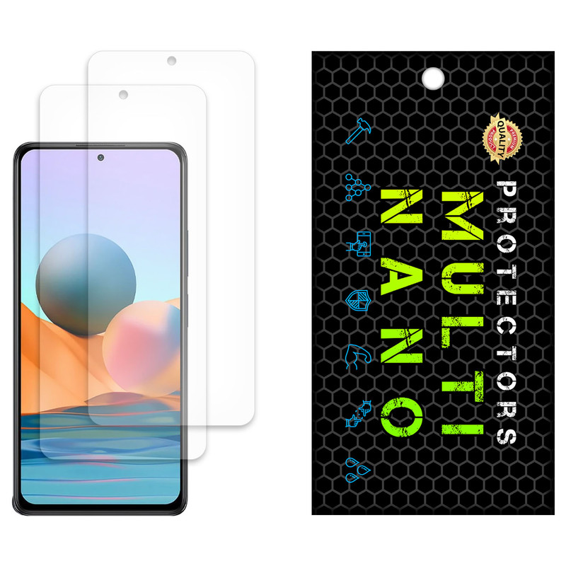 محافظ صفحه نمایش مات مولتی نانو مدل X-S2M مناسب برای گوشی موبایل شیائومی Redmi Note 10 Pro Max بسته دو عددی | کالا برتری
