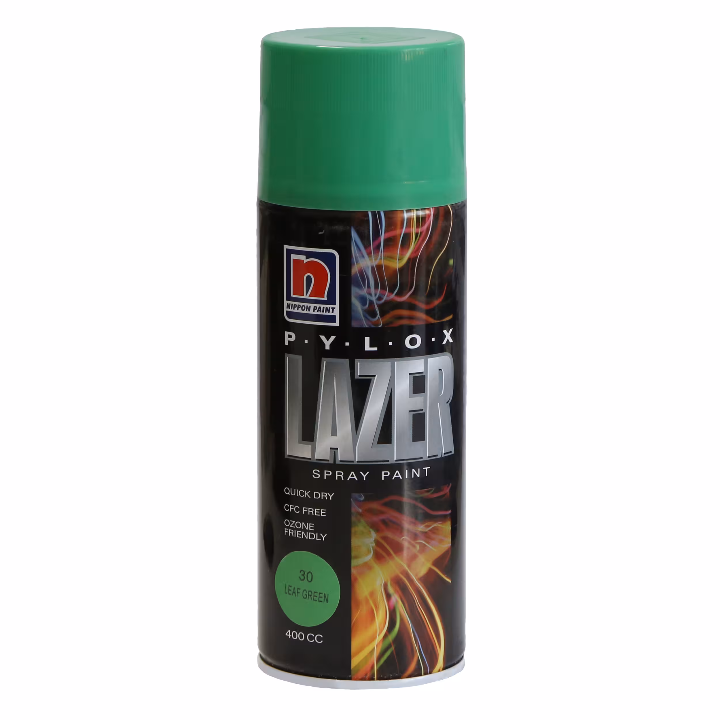 اسپری رنگ سبز کاهویی رنگ نیپون کد 2030 مدل Lazer حجم 400 میلی لیتر
