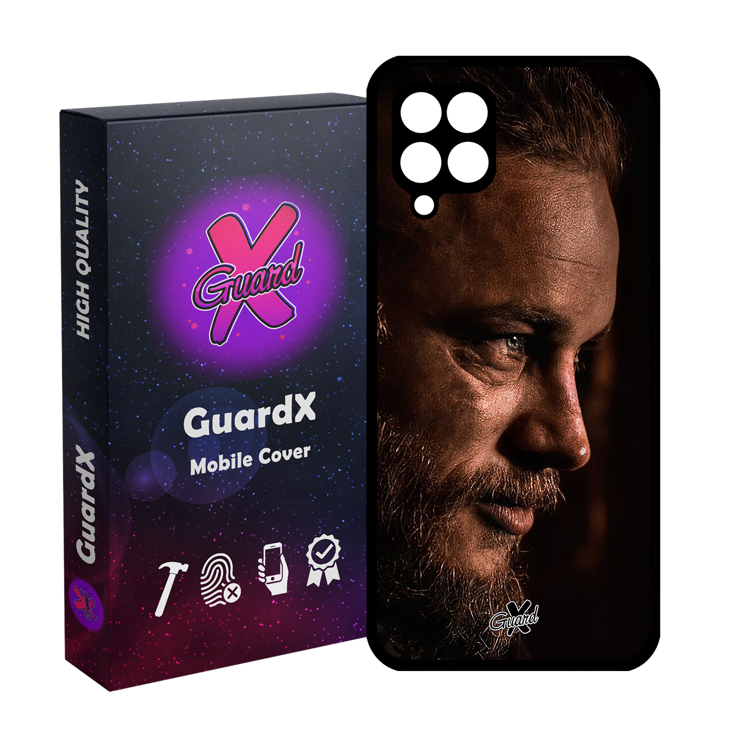 کاور گارد ایکس طرح Ragnar مدل Glass10420 مناسب برای گوشی موبایل سامسونگ Galaxy A12/M12/F12