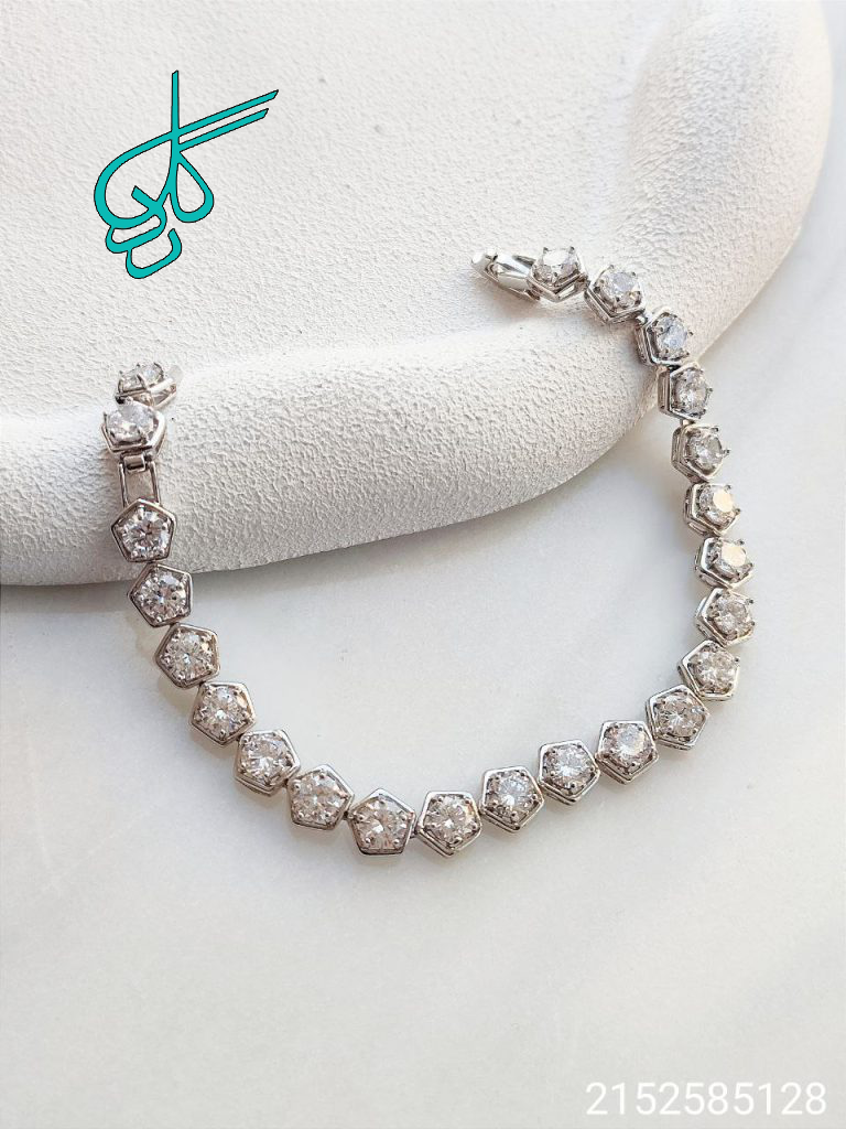 خرید دستبند استیل زنانه مارک ژوپینگ کیفیت عالی رنگ ثابت کد 1216742 - ردگل