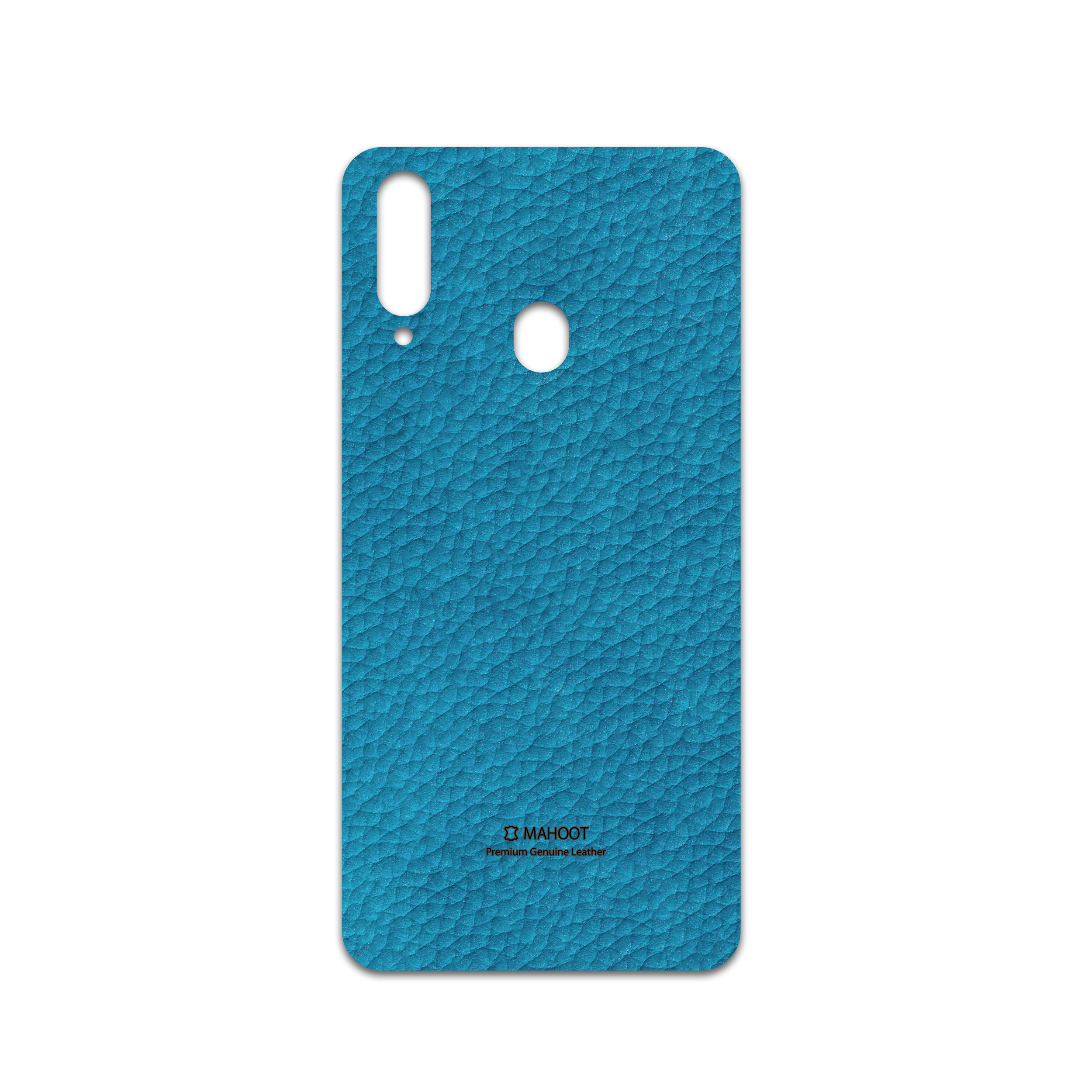 برچسب پوششی ماهوت مدل Blue-Leather مناسب برای گوشی موبایل سامسونگ Galaxy A20s