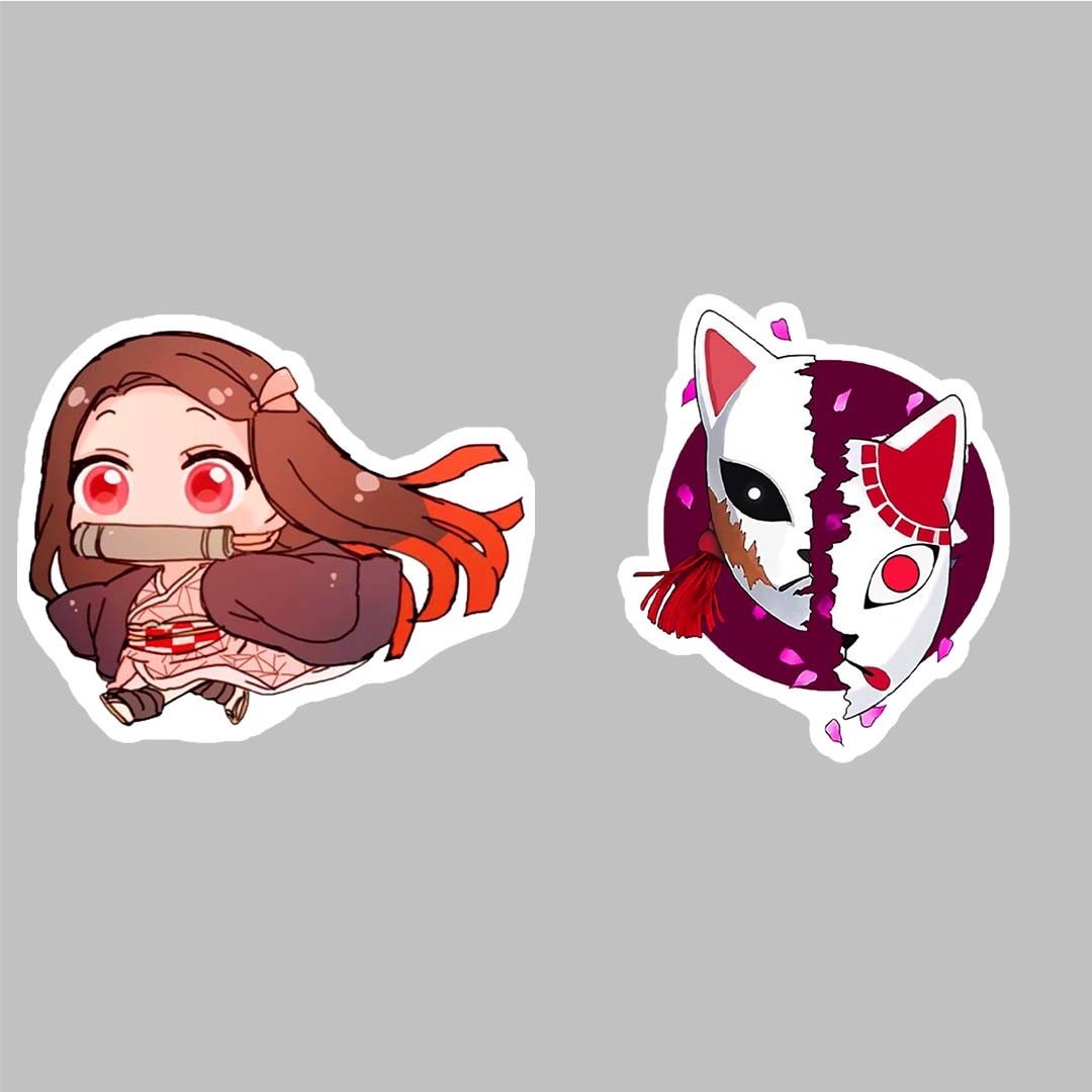 استیکر لپ تاپ کارنیکا طرح انیمه شیطان کش مدل Naruto Witch Anime-2222279 مجموعه 2 عددی