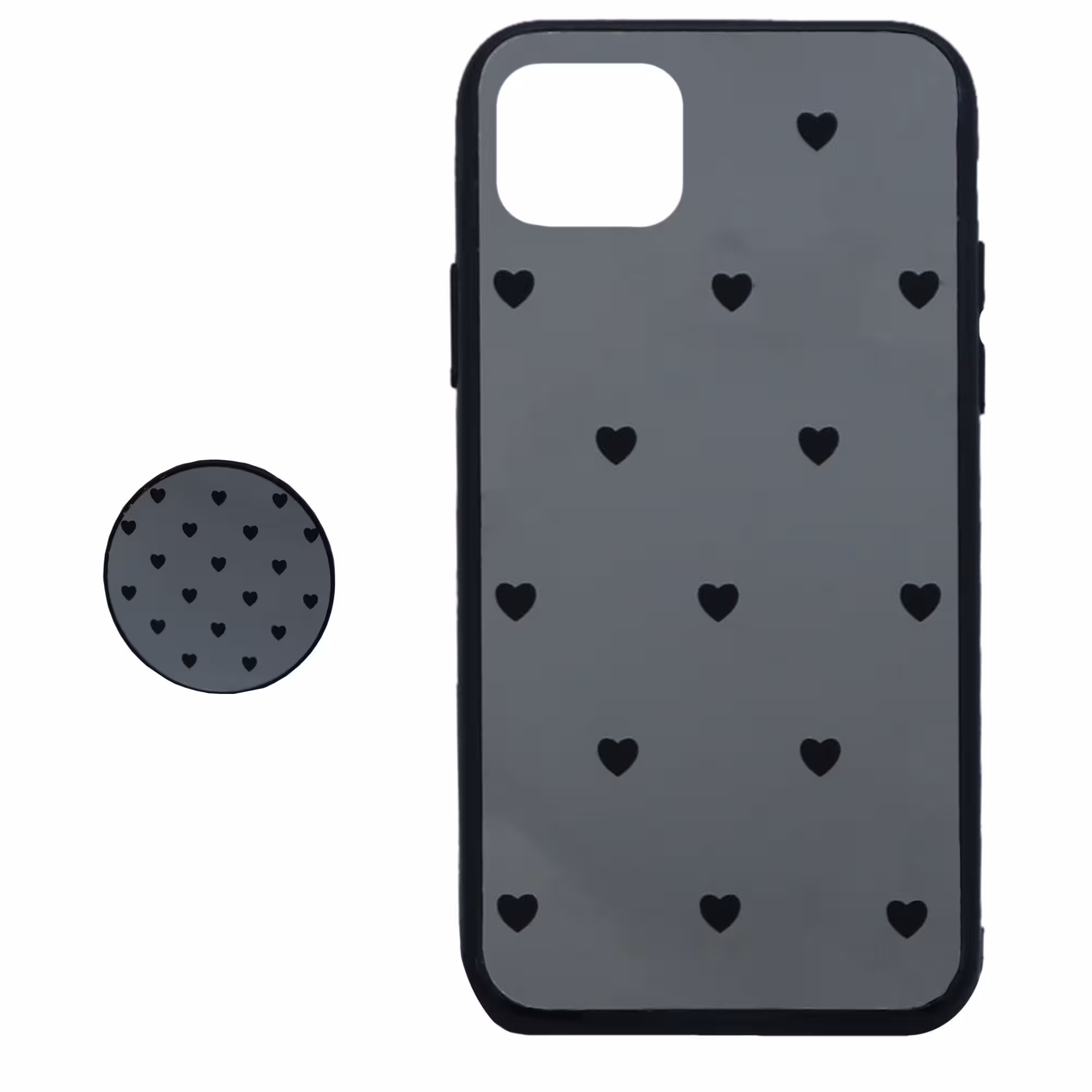 کاور طرح Heart مدل BH-01 مناسب برای گوشی موبایل اپل Iphone 11 Pro Maxبه همراه نگهدارنده