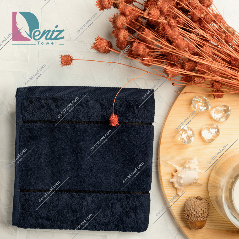 حوله دستی طرح ماکرو رنگ اطلسی