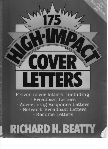 خرید و دانلود نسخه کامل کتاب 175 high impact cover letters
