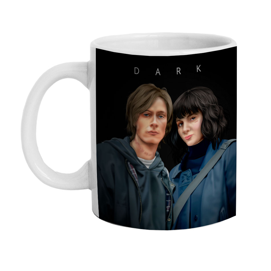 ماگ دارلی طرح DARK مدل M1387