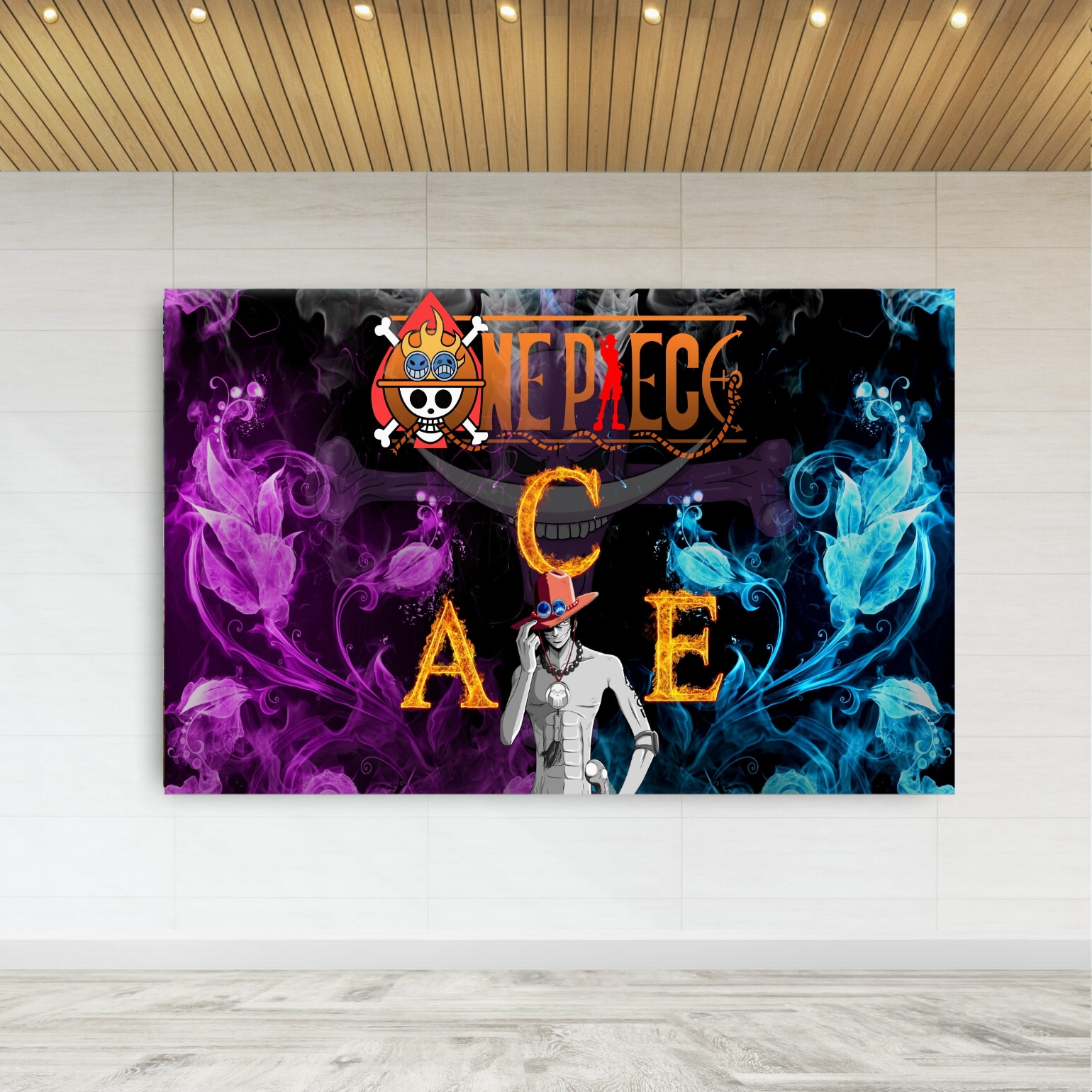 تابلو بوم طرح انیمه وان پیس - One Piece مدل SDB513