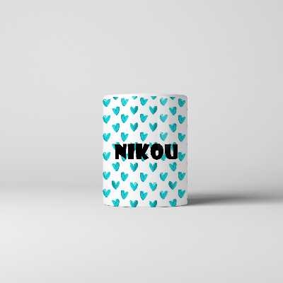 ماگ طرح اسم نیکو مدل قلب کد 726