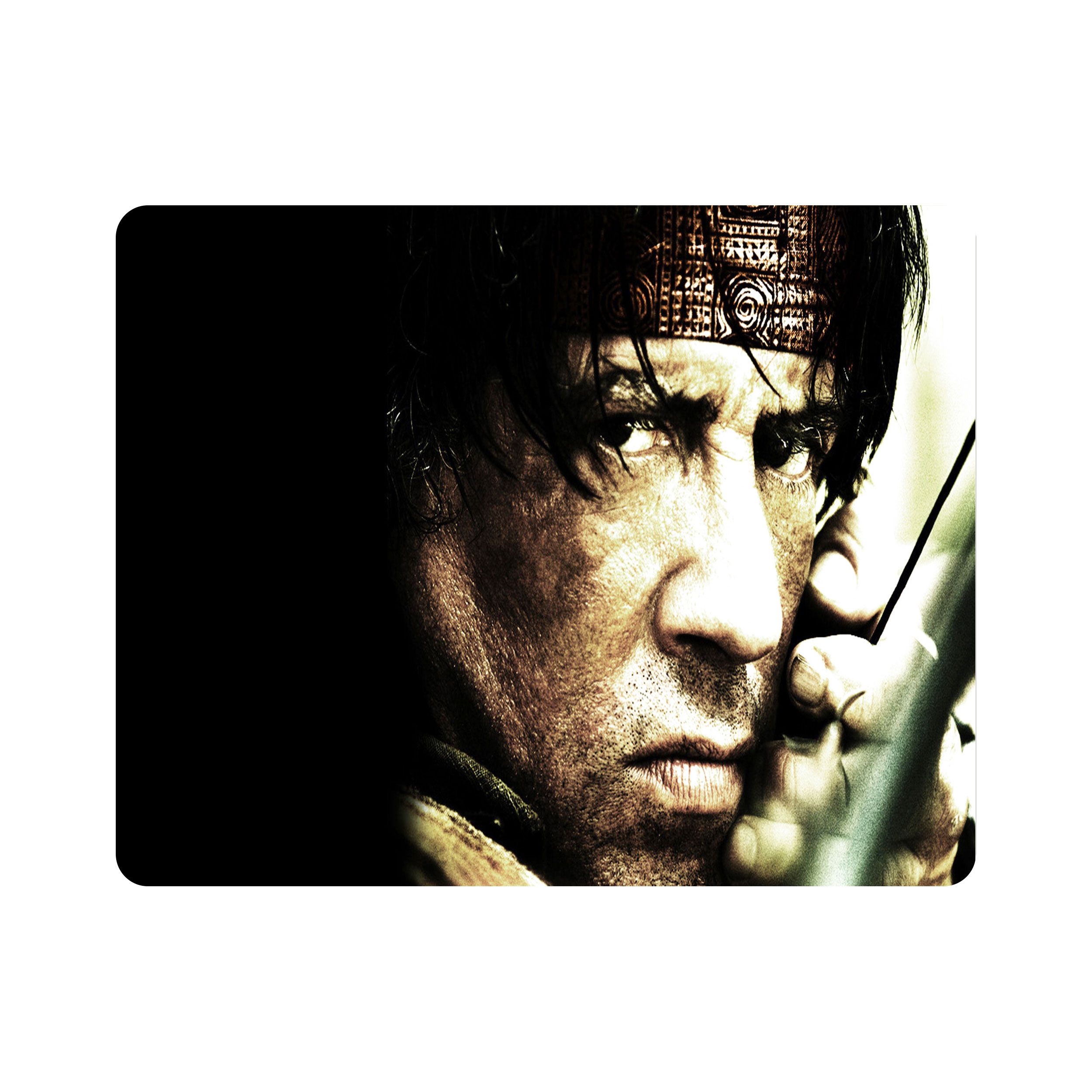 ماوس پد اطلس آبی طرح سیلوستر استالونه راکی  مدل T6286