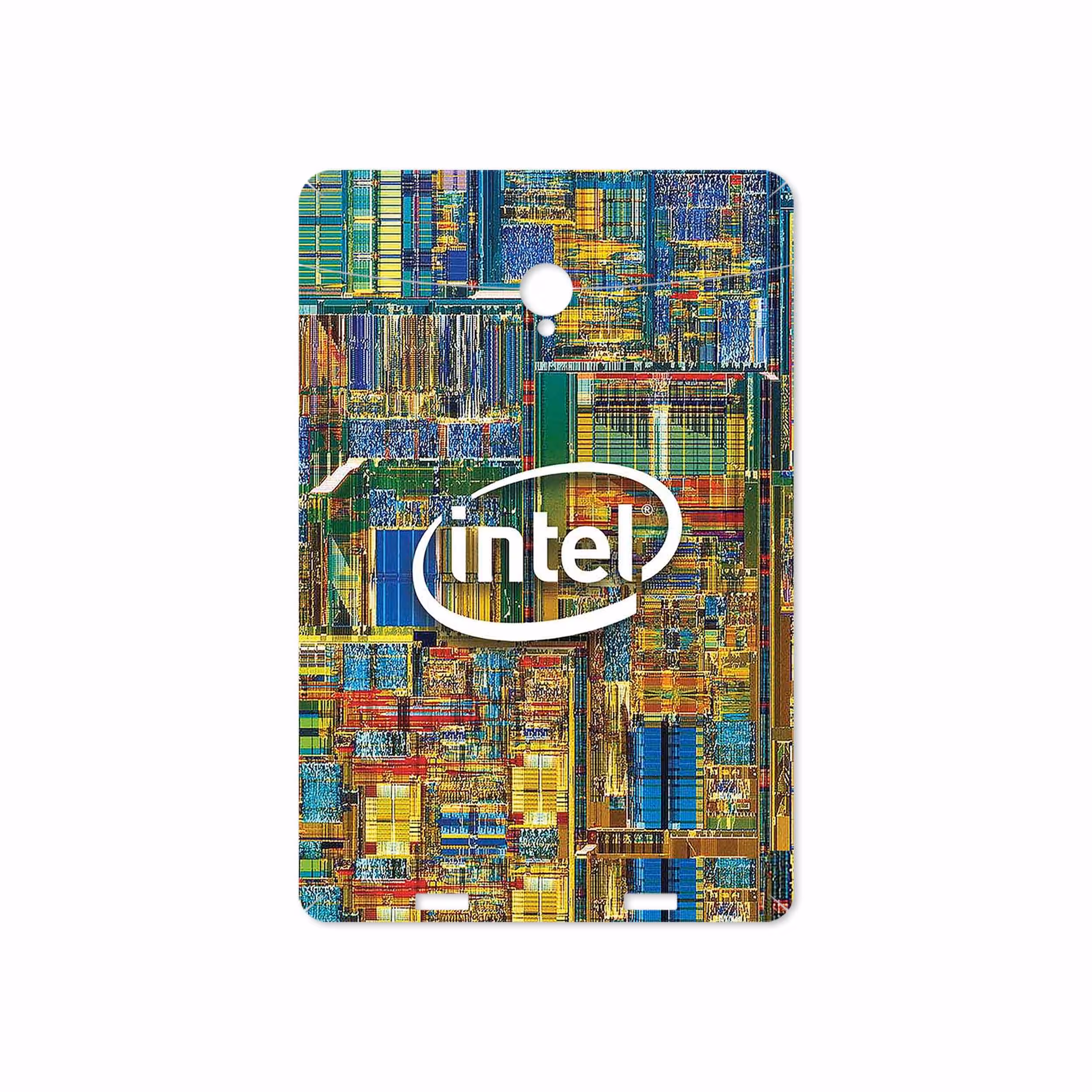 برچسب پوششی ماهوت مدل Intel Brand مناسب برای تبلت وریکو Unipad
