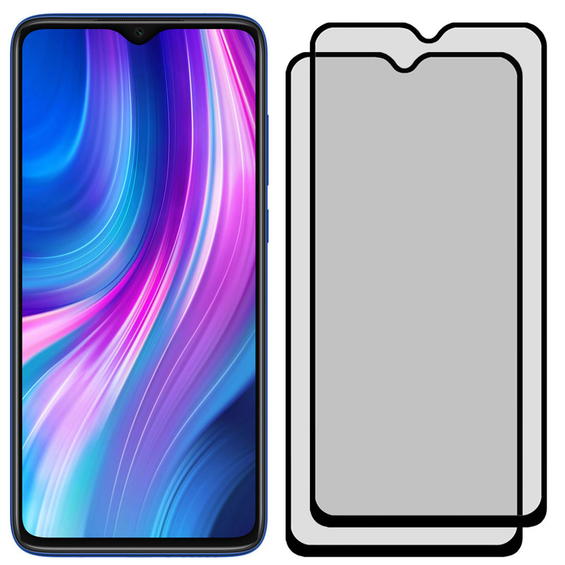 محافظ صفحه نمایش حریم شخصی مدل PRV مناسب برای گوشی موبایل شیائومی Redmi Note 8 Pro بسته دو عددی | کالا برتری