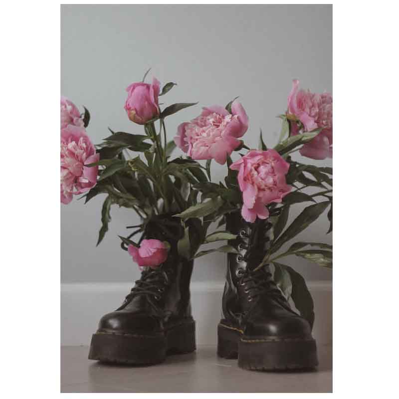 تابلو شاسی طرح گلدان کد A490