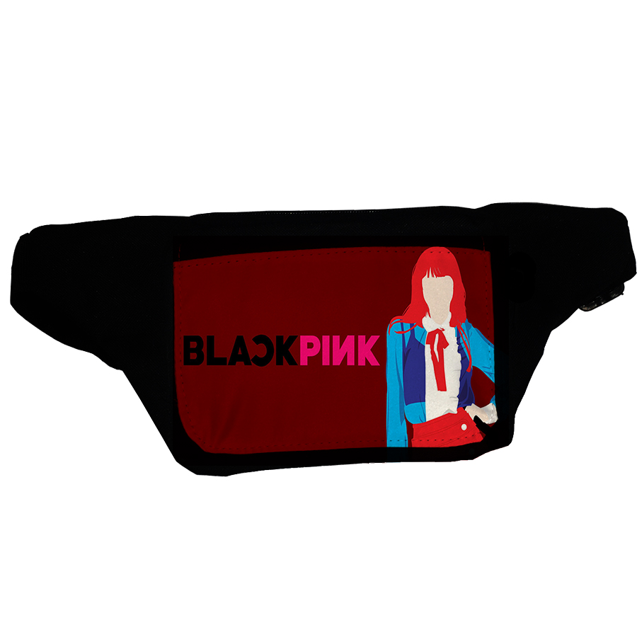 کیف کمری طرح بلک پینک کد Kp17