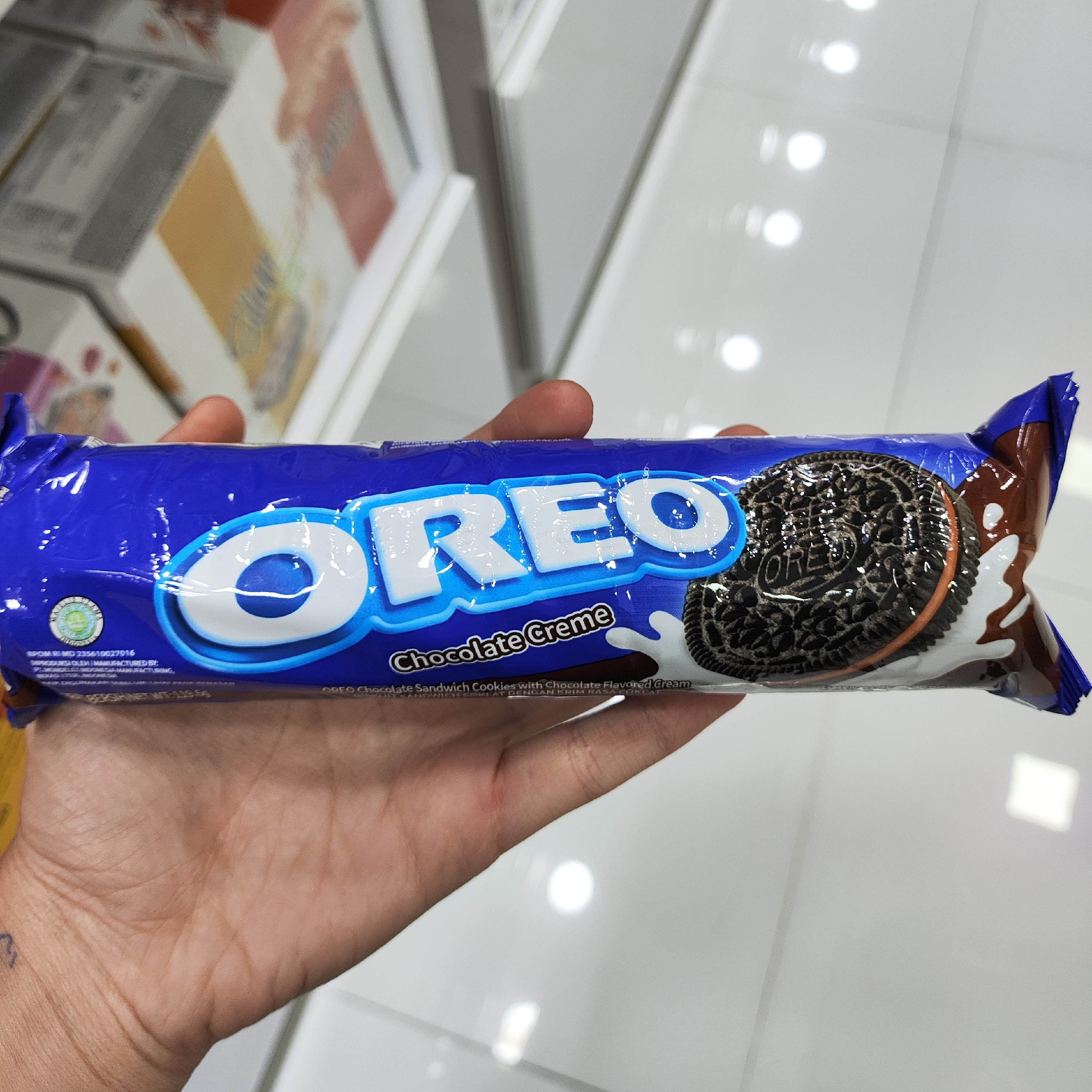 بیسکویت اورئو 133 گرم کرم شکلاتی Oreo Chocolate cream