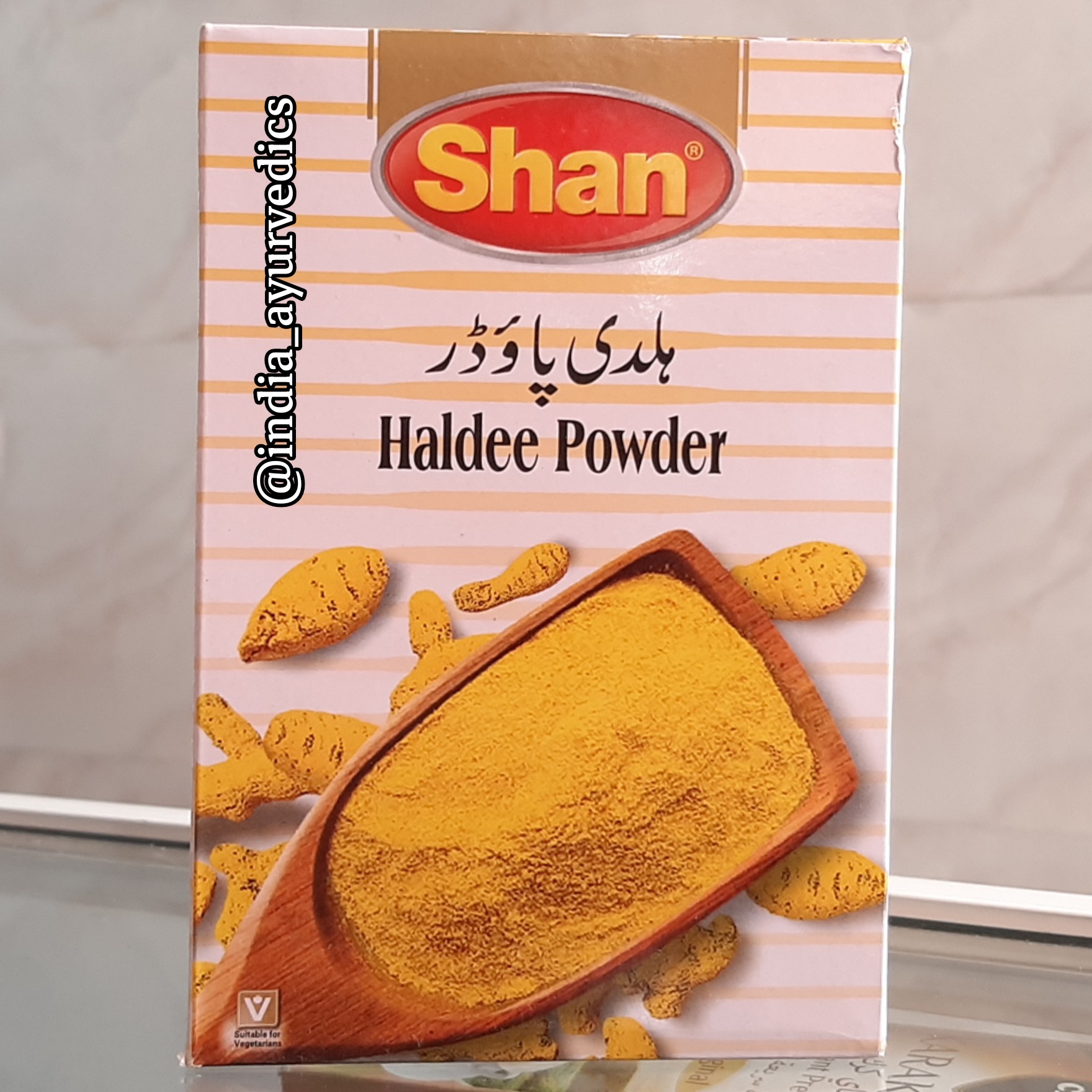 پودر زردچوبه خالص ارسال رایگان خوش عطر و رنگ 50گرمی تولید پاکستان 