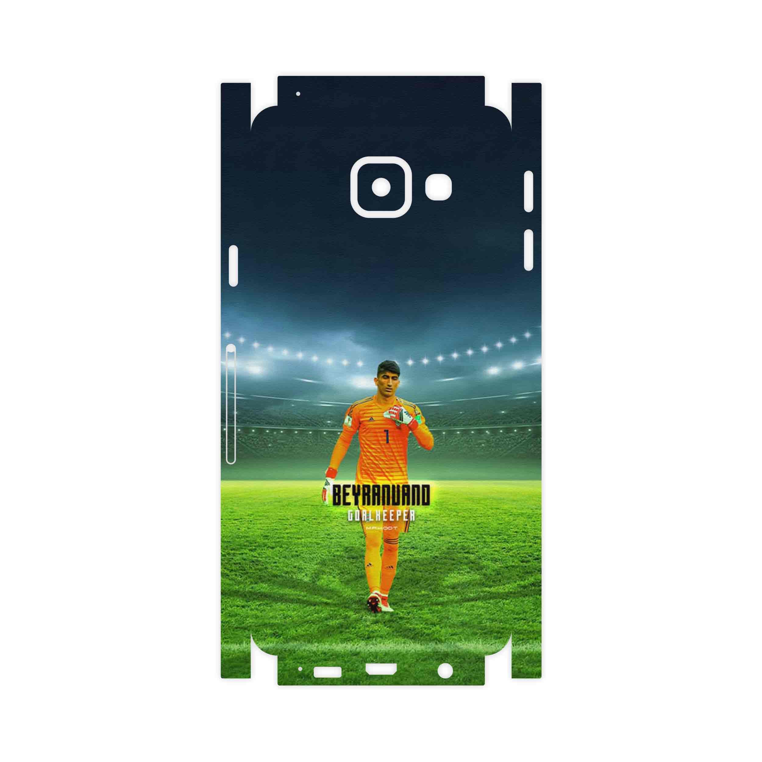 برچسب پوششی ماهوت مدل Alireza Beiranvand-FullSkin مناسب برای گوشی موبایل سامسونگ Galaxy A3 2016