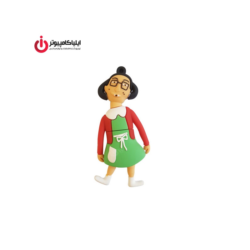 فلش مموری عروسکی کینگ فست مدل WO-11 طرح زن ظرفیت 32 گیگابایت