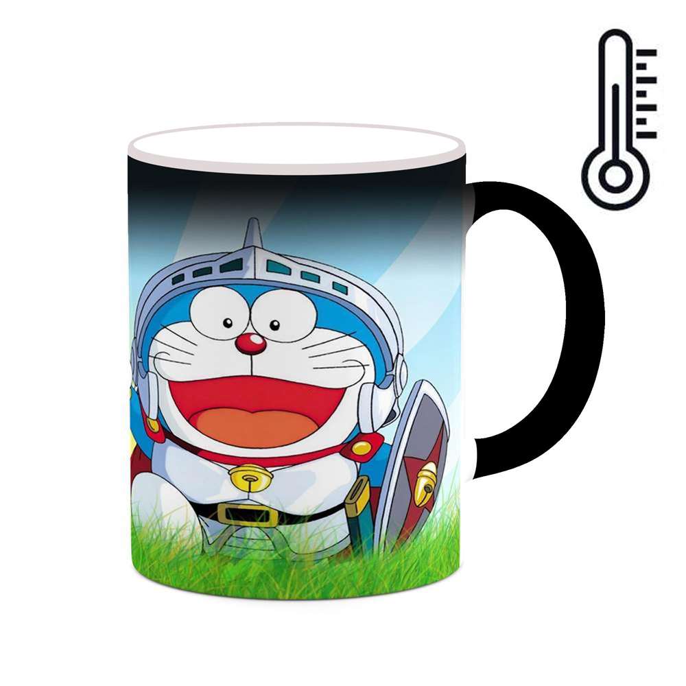 ماگ حرارتی کاکتی طرح کارتون Doraemon مدل mgh22541