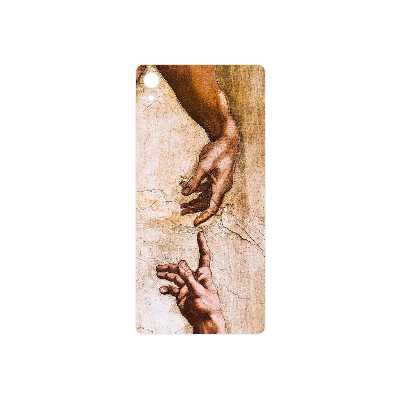 برچسب پوششی ماهوت مدل The Creation of Adam of MichelAnge مناسب برای گوشی موبایل سونی Xperia Z3 Plus