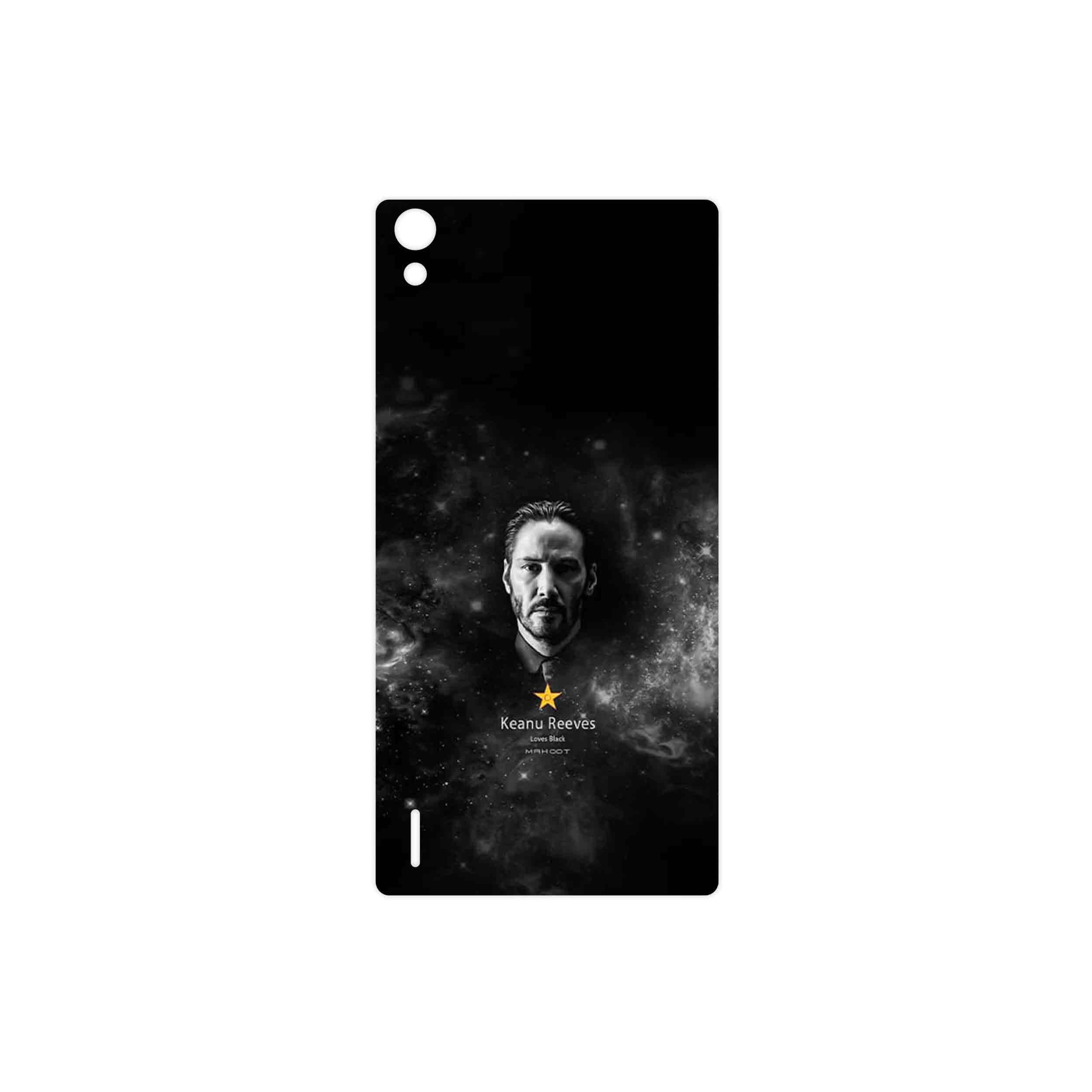 برچسب پوششی ماهوت مدل Keanu Reeves مناسب برای گوشی موبایل هوآوی Ascend P7