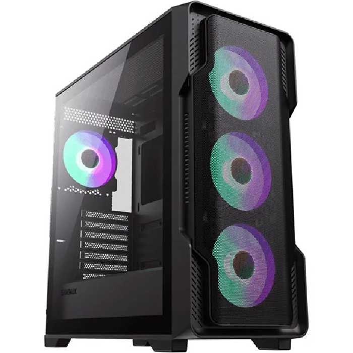 کیس کامپیوتر گیمینگ گیم مکس Siege Black