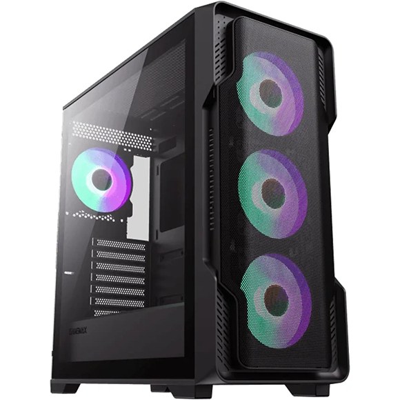 کیس کامپیوتر گیمینگ گیم مکس Siege Black