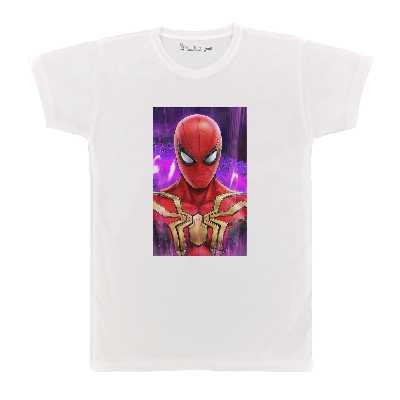 تی شرت  آستین کوتاه بچگانه پرمانه طرح مرد عنکبوتی کد pmt.6719